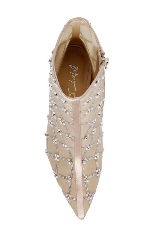BETSEY JOHNSON BETSEY JOHNSON LARK CRYSTAL EMBELLISHED BOOTIE 