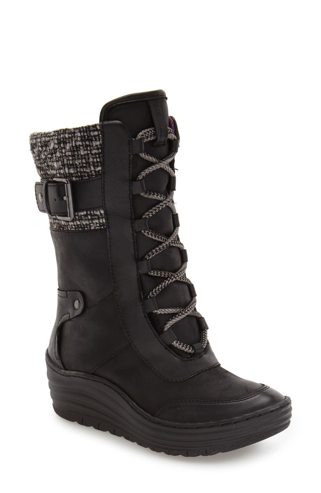 bionica ocala wedge bootie