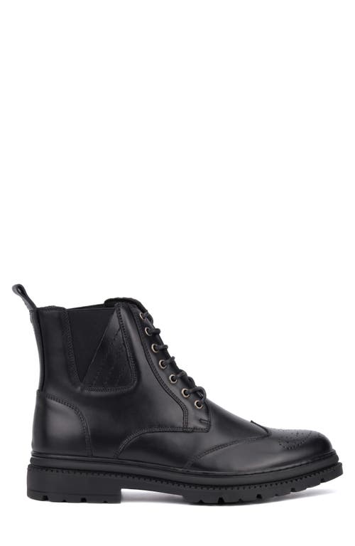 Reserve Footwear Devon Lace-up Boot In Black