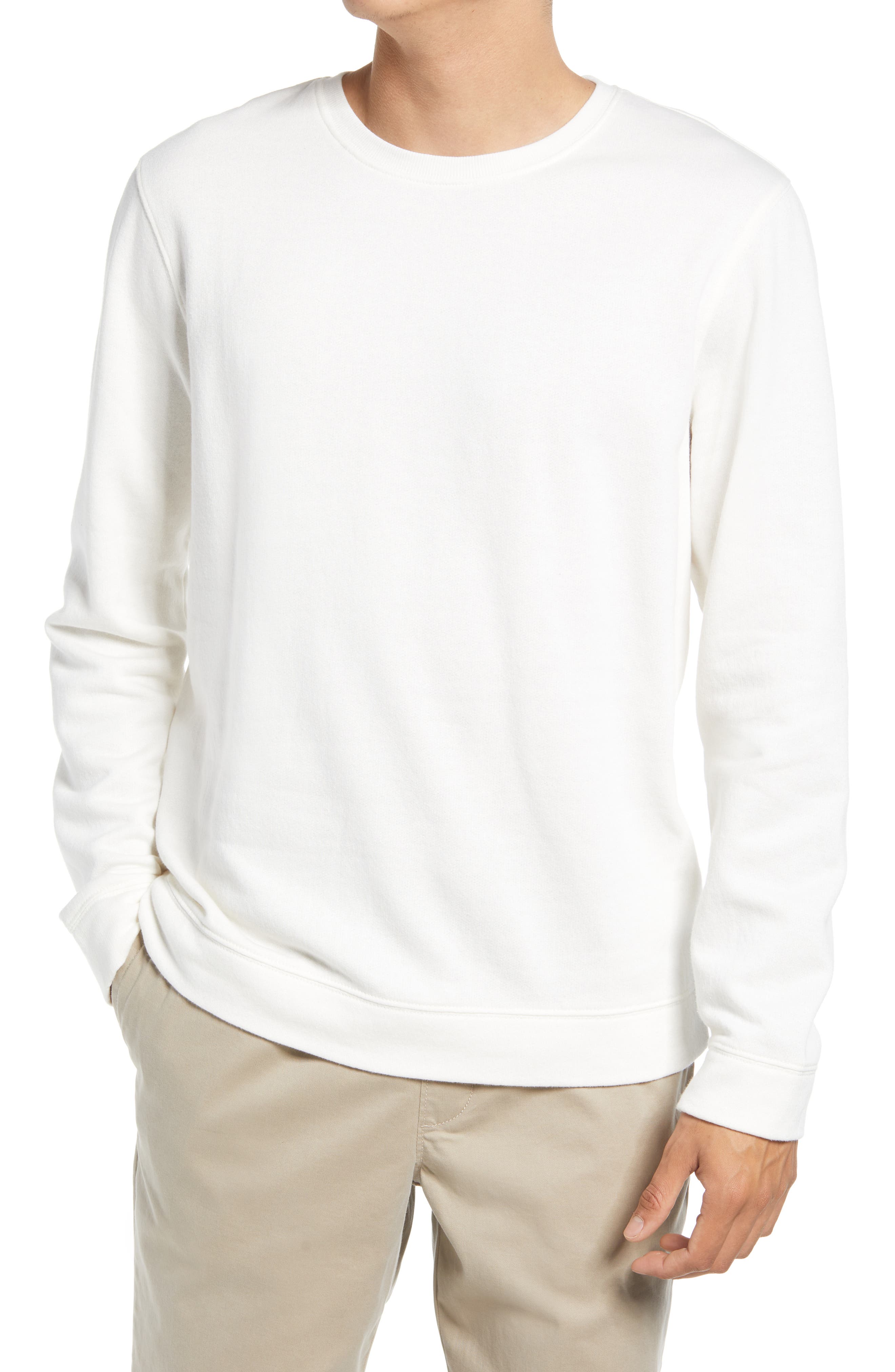 big white sweatshirt