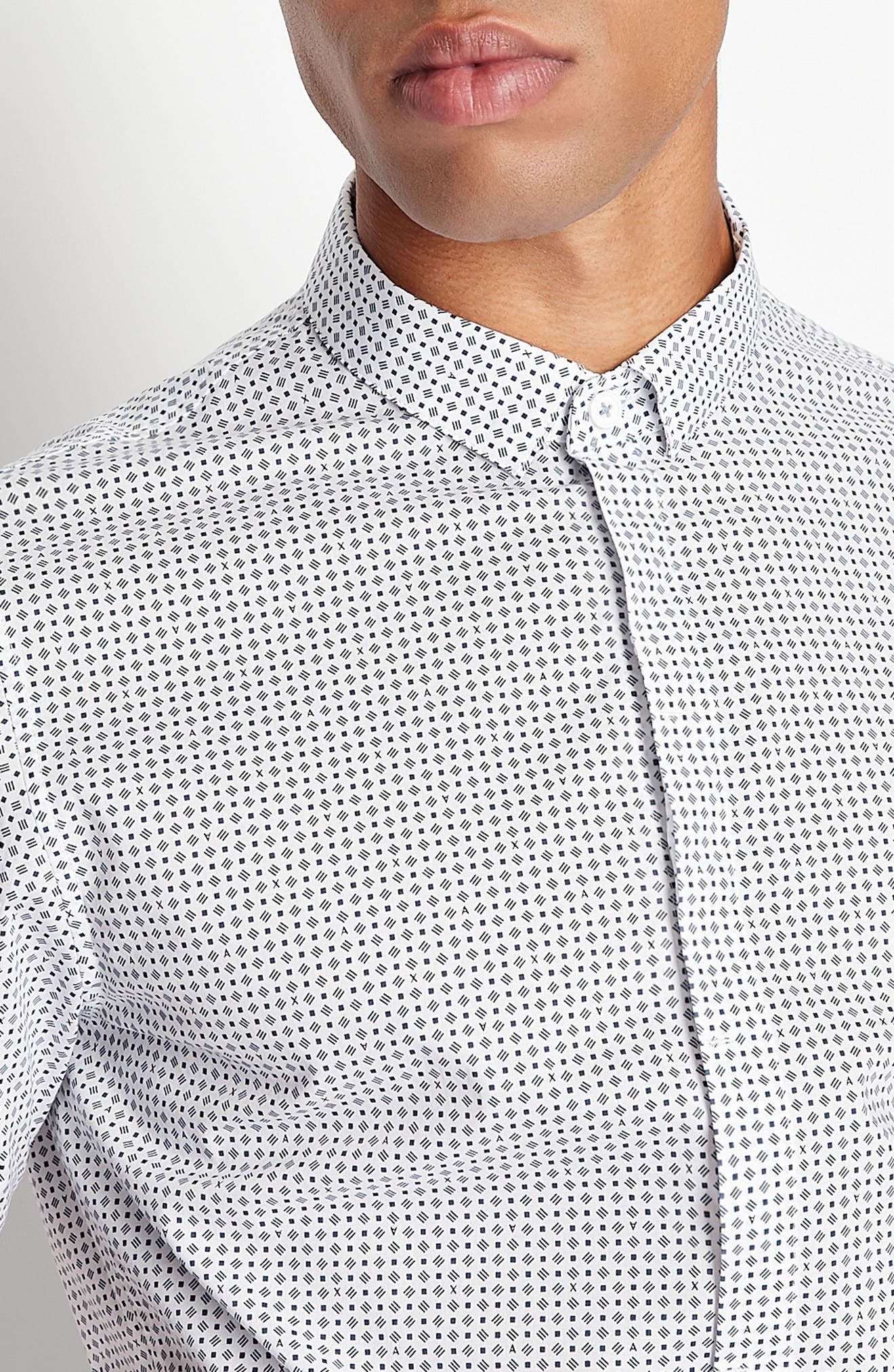 Armani Exchange Diamond Print Stretch 