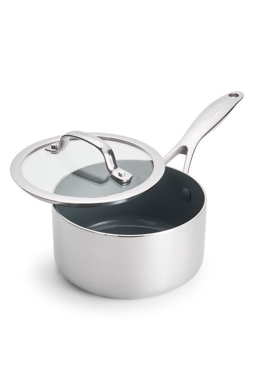 Greenpan Valencia Pro 1.5-quart Stainless Steel Saucepan With Lid In Stainless Steel