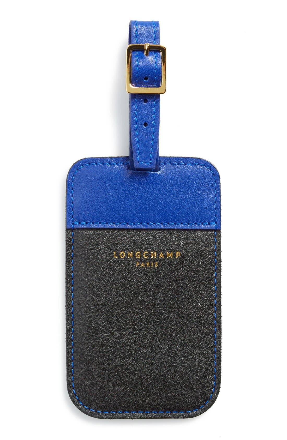 Longchamp '2.0' TwoTone Leather Luggage Tag Nordstrom
