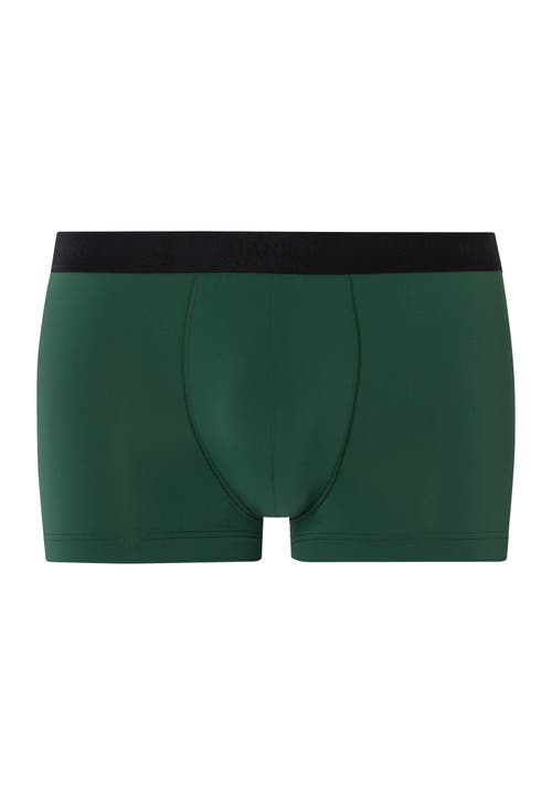 Hanro Micro Touch Boxer Brief in Leaf Green 