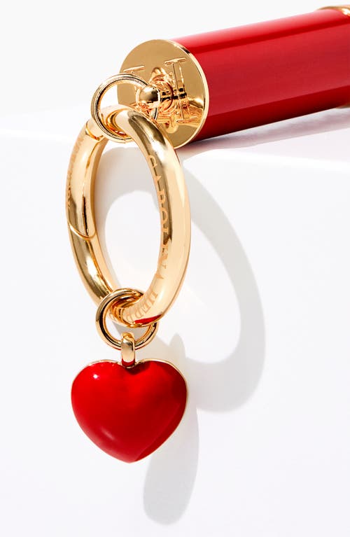 Carolina Herrera The Charm Accessory In Red Heart
