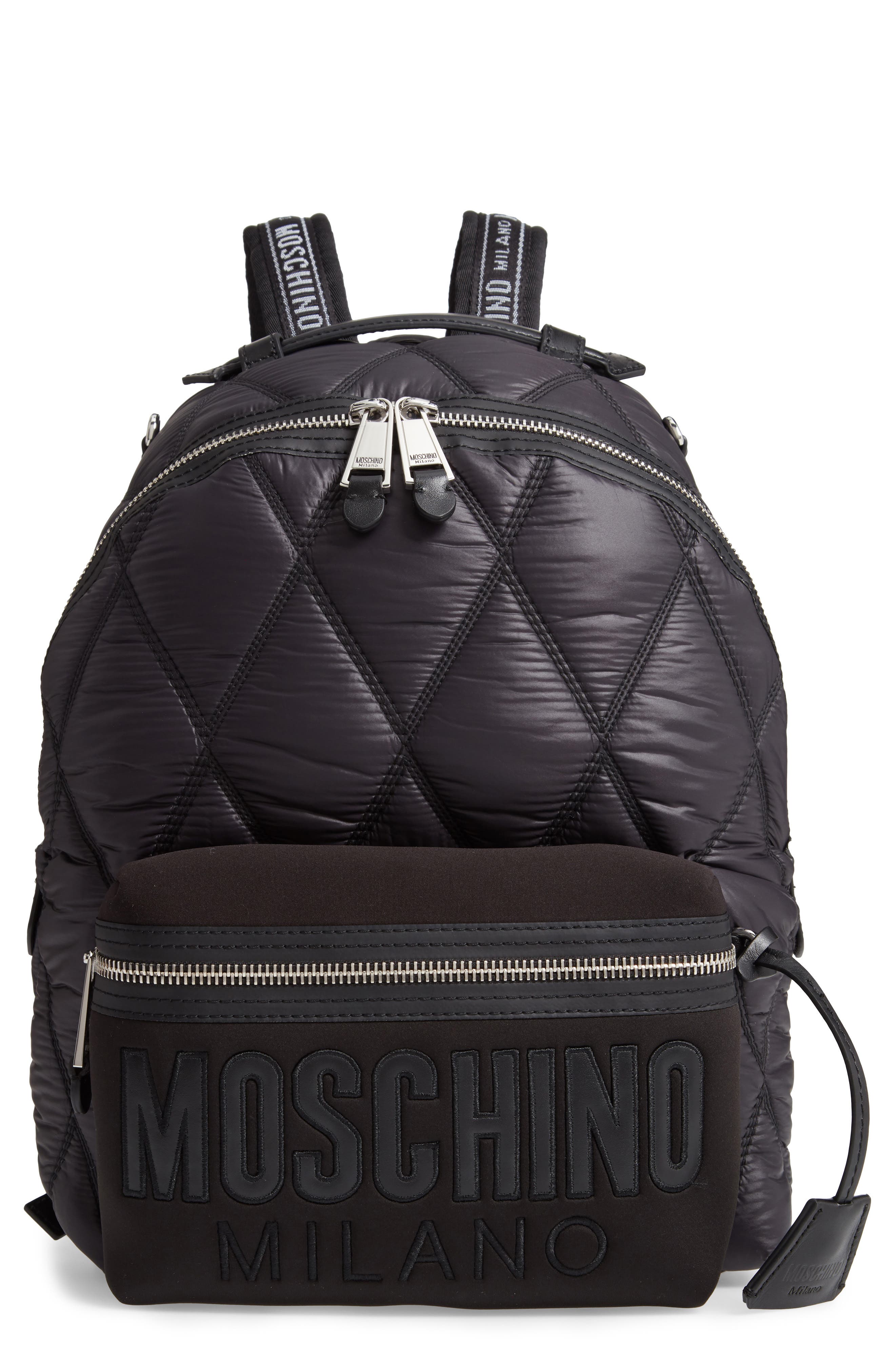 Moschino Quilted Nylon Backpack | Nordstrom