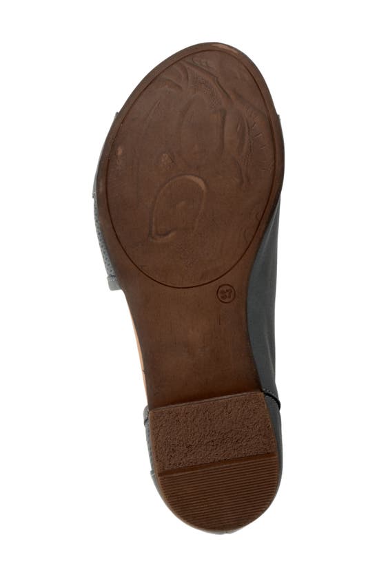 Bueno Tahiti Half D'orsay Sandal In Blue