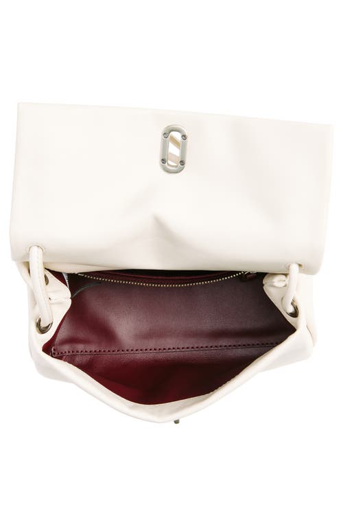 Marc Jacobs Large Dual Shoulder Bag In Smooth Leather In Cloud White