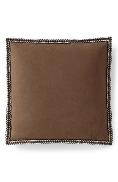 Ugg(r) Kirkwood Braid Trim Accent Pillow In Chai Spice