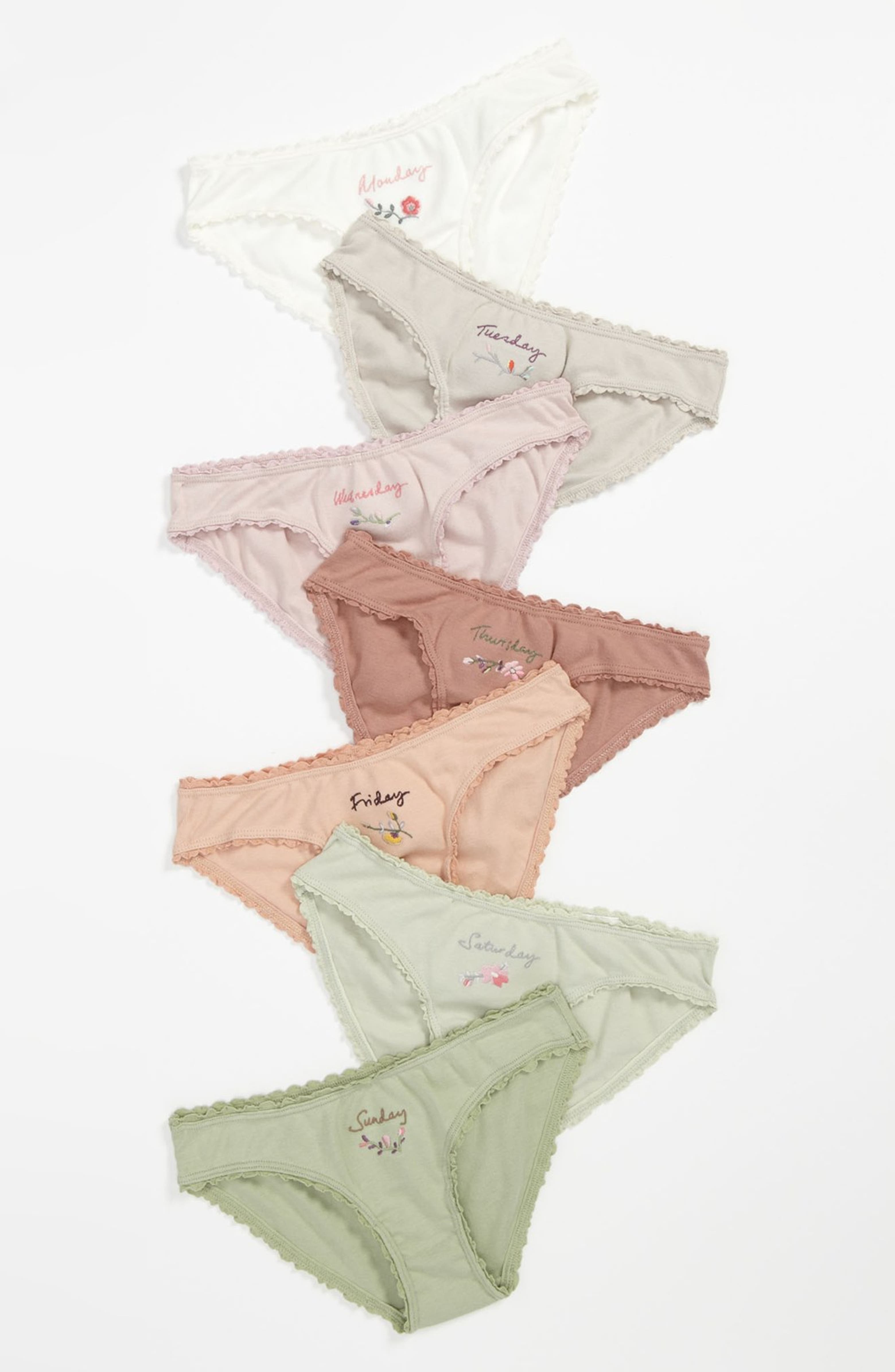 Stella McCartney Kids 'Peonie' Underwear (Set of 7) (Toddler, Little Girls & Big Girls) | Nordstrom