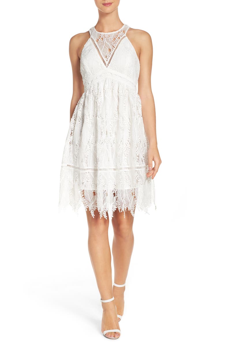Chelsea28 Lace Fit & Flare Dress | Nordstrom