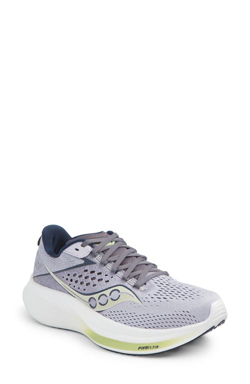 Shop Saucony Ride 17 Running Shoe In Iris/navy