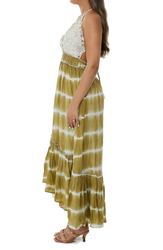 RANEE'S RANEES EMBELLISHED HALTER MAXI DRESS