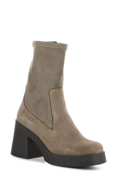 Shop Bos. & Co. Vivica Bootie In Taupe