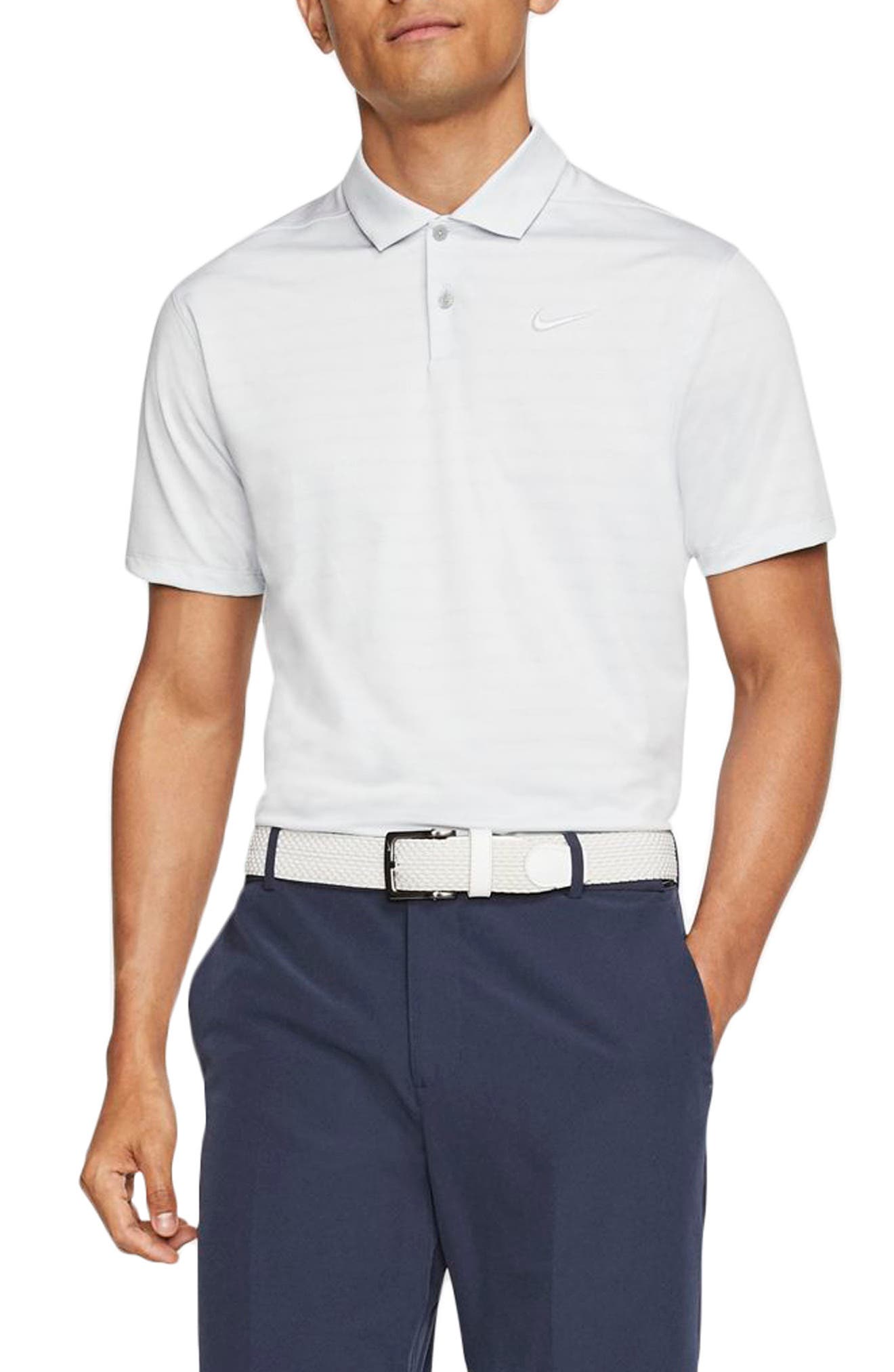 nike men's vapor stripe golf polo