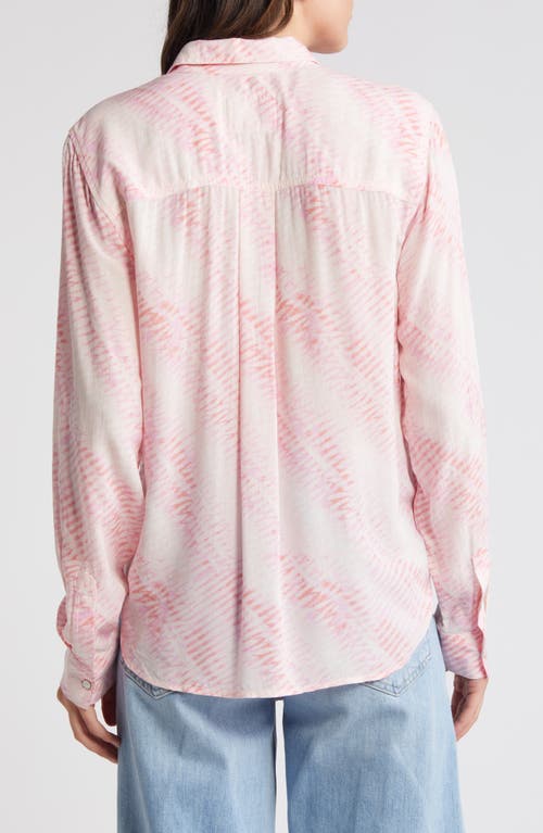 Shop Rails Josephine Button-up Shirt In Rose Reef