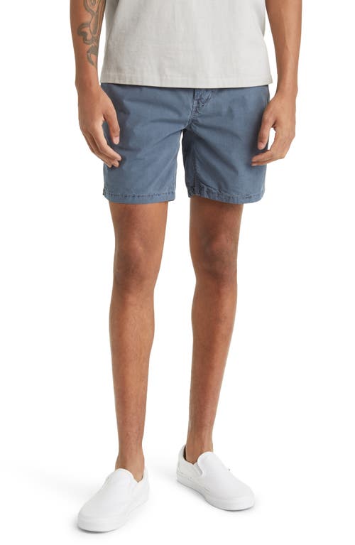 Palm Springs Cotton Chino Shorts in Slate