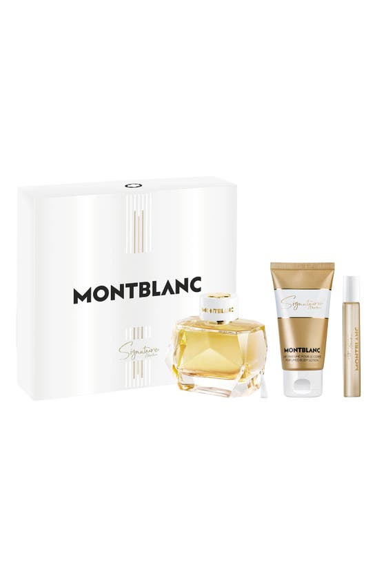 Montblanc Signature Absolue Fragrance Set $174 Value In White