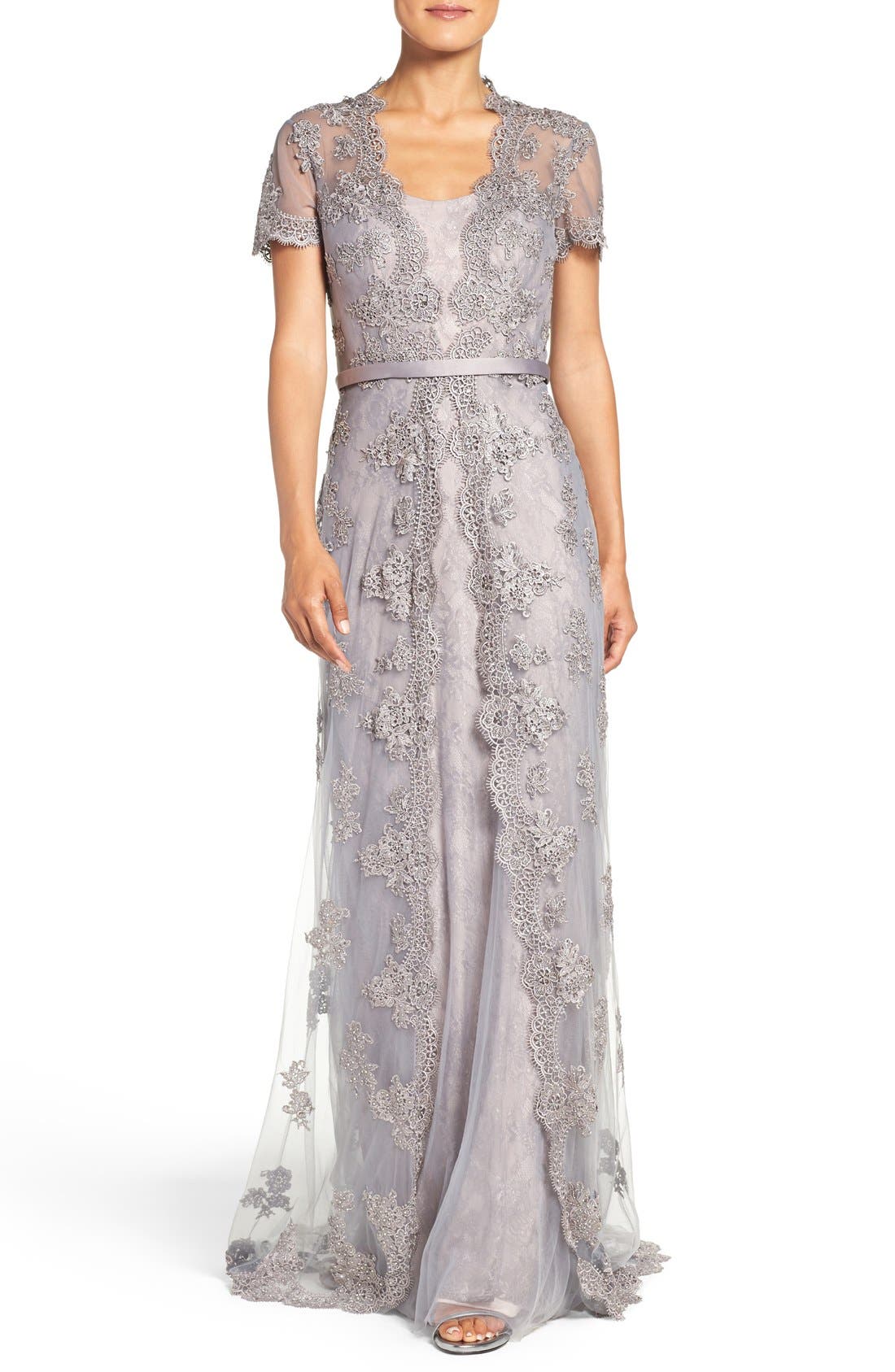 La Femme Embellished Lace Gown Nordstrom