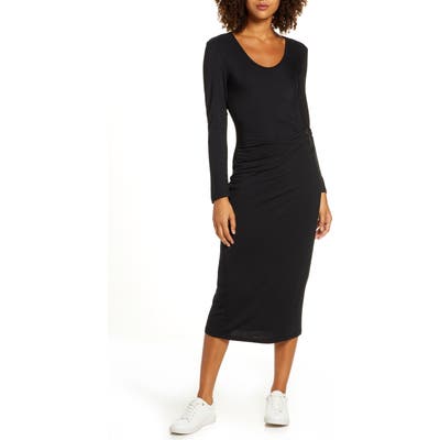 Fraiche By J Body-Con Midi Dress, Black