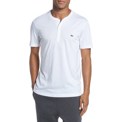 Lacoste Regular Fit Henley T-Shirt, White