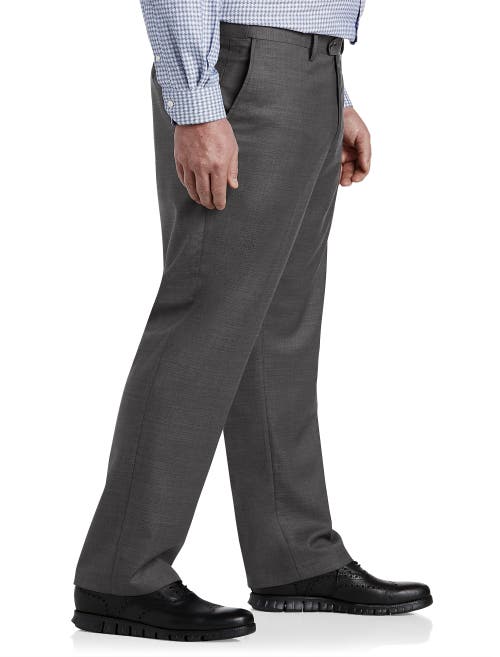 Shop Oak Hill Premium By Dxl Sharkskin Suit Pants In Grey