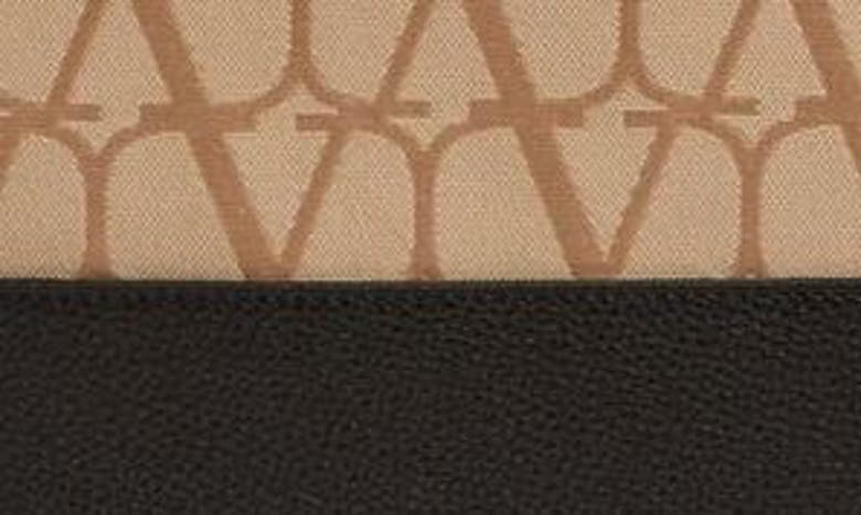 Shop Valentino Toile Iconographe Canvas & Leather Tote In Chinos/ Nero