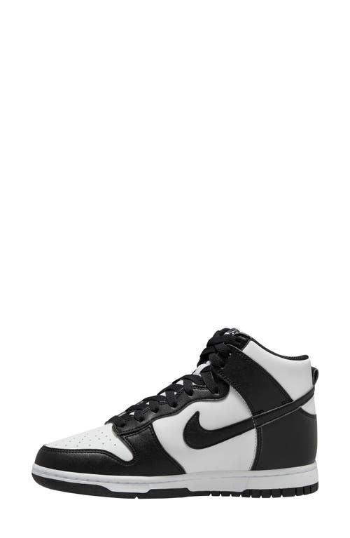 Shop Nike Dunk Hi Basketball Sneaker In White/black