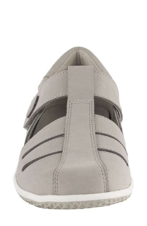 David Tate Optic Flat In Gray Nubuck