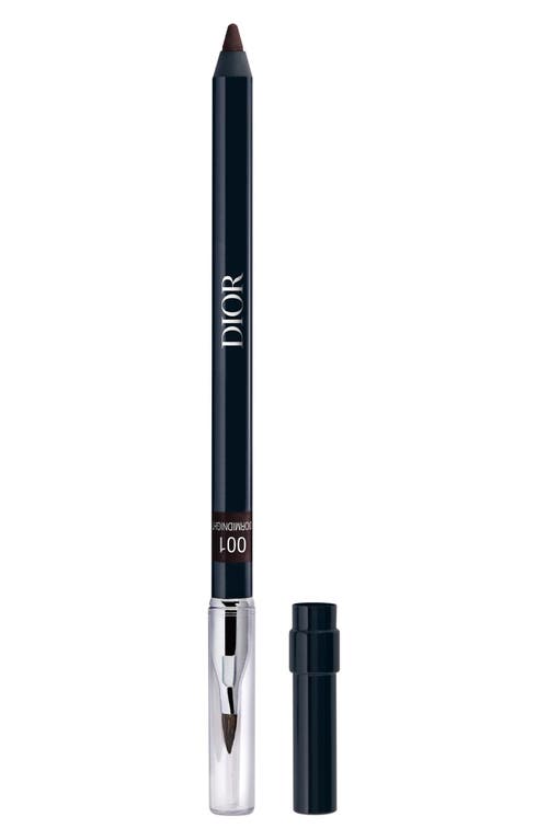 Shop Dior Rouge  Contour Lip Liner In 001 Midnight