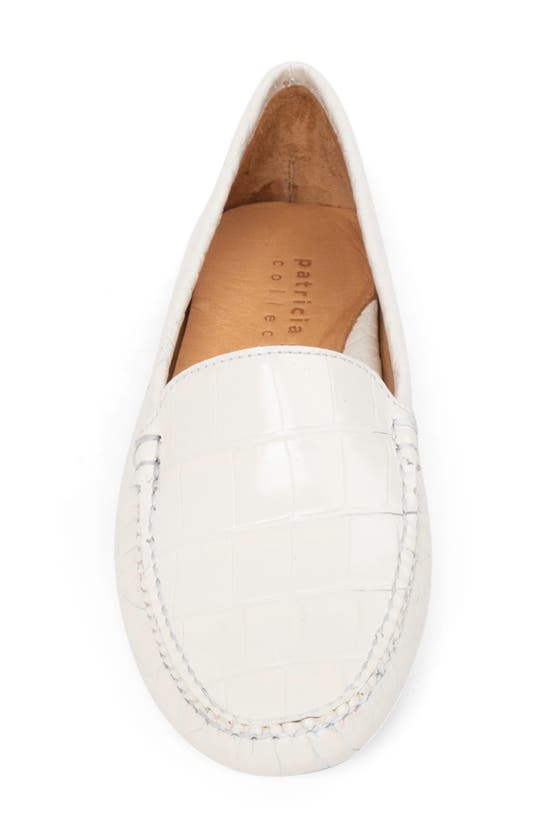 Patricia Green 'jillian' Loafer In Bone Croc