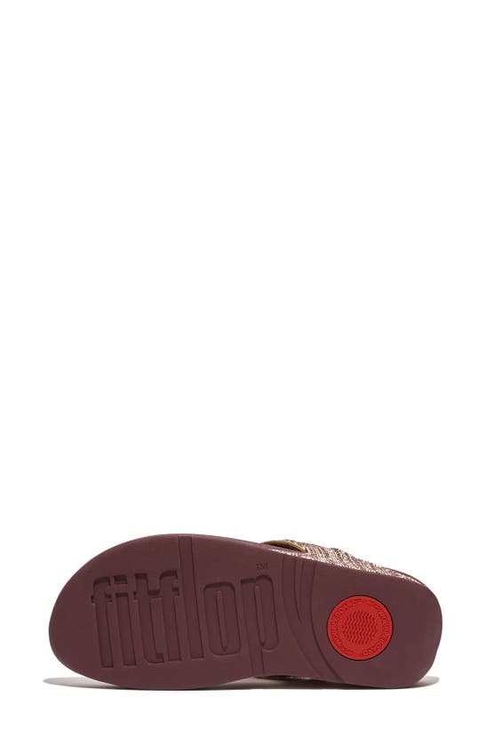 FITFLOP FITFLOP LULU SHIMMERWEAVE FLIP FLOP