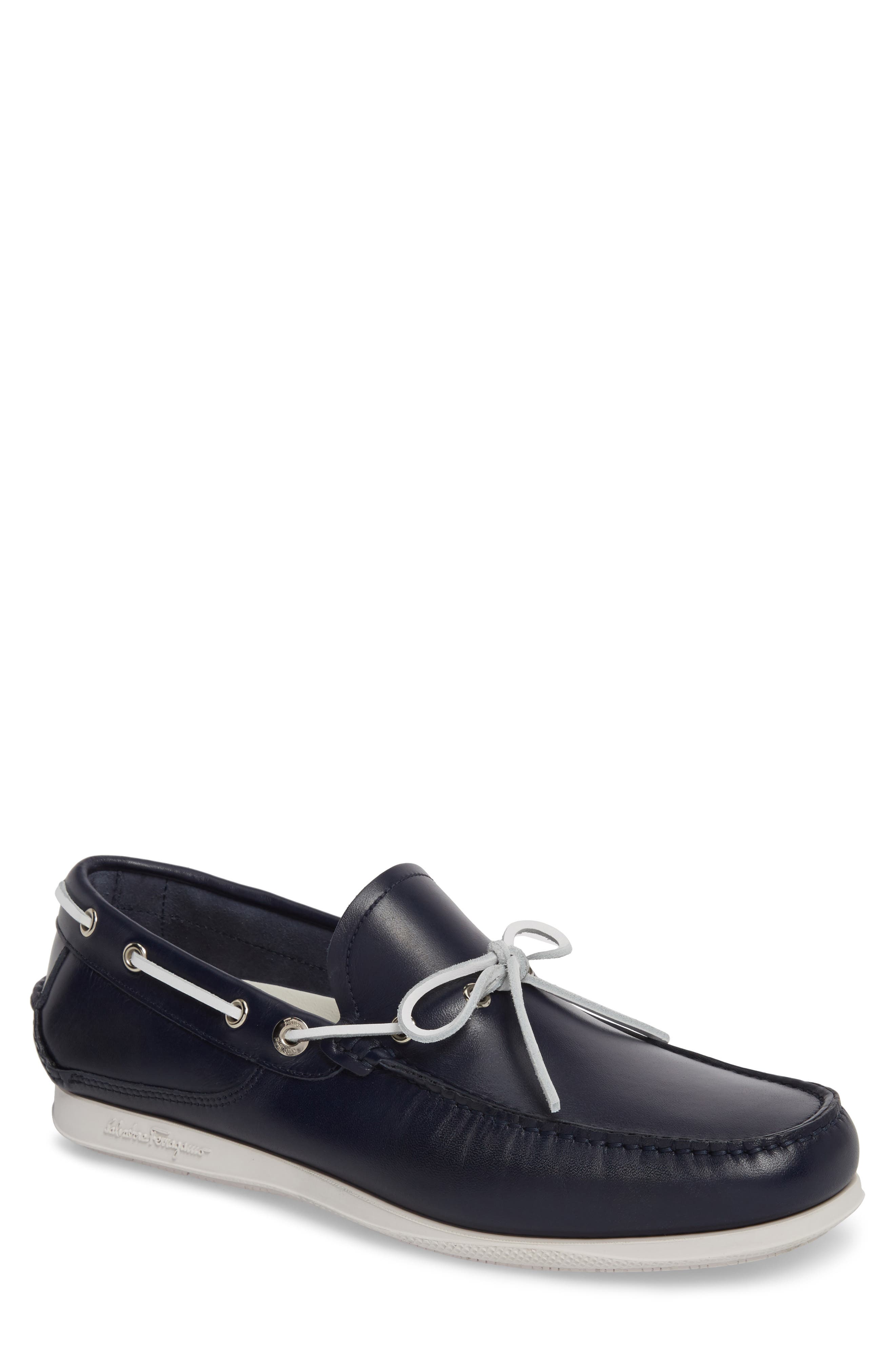 salvatore ferragamo boat shoes