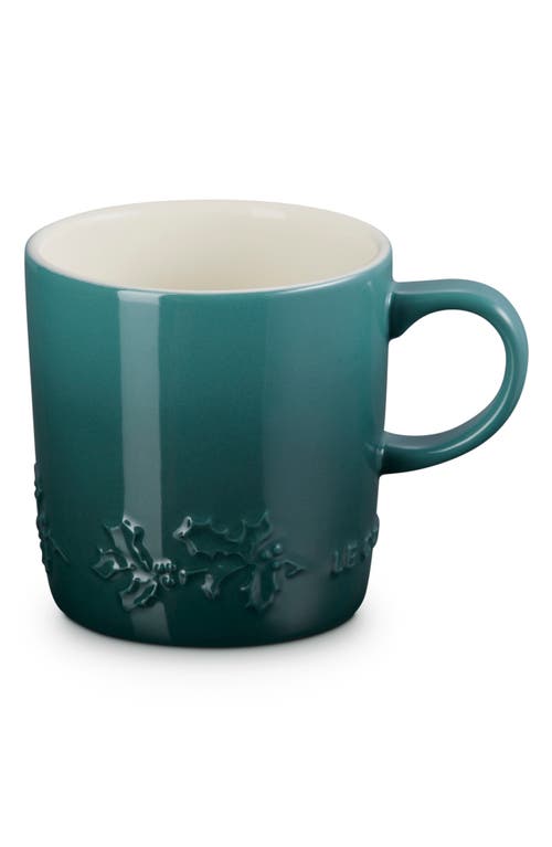 Le Creuset Holly Collection Mug in Artichaut 