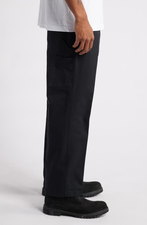 Obey Hardwork Carpenter Pants In Black