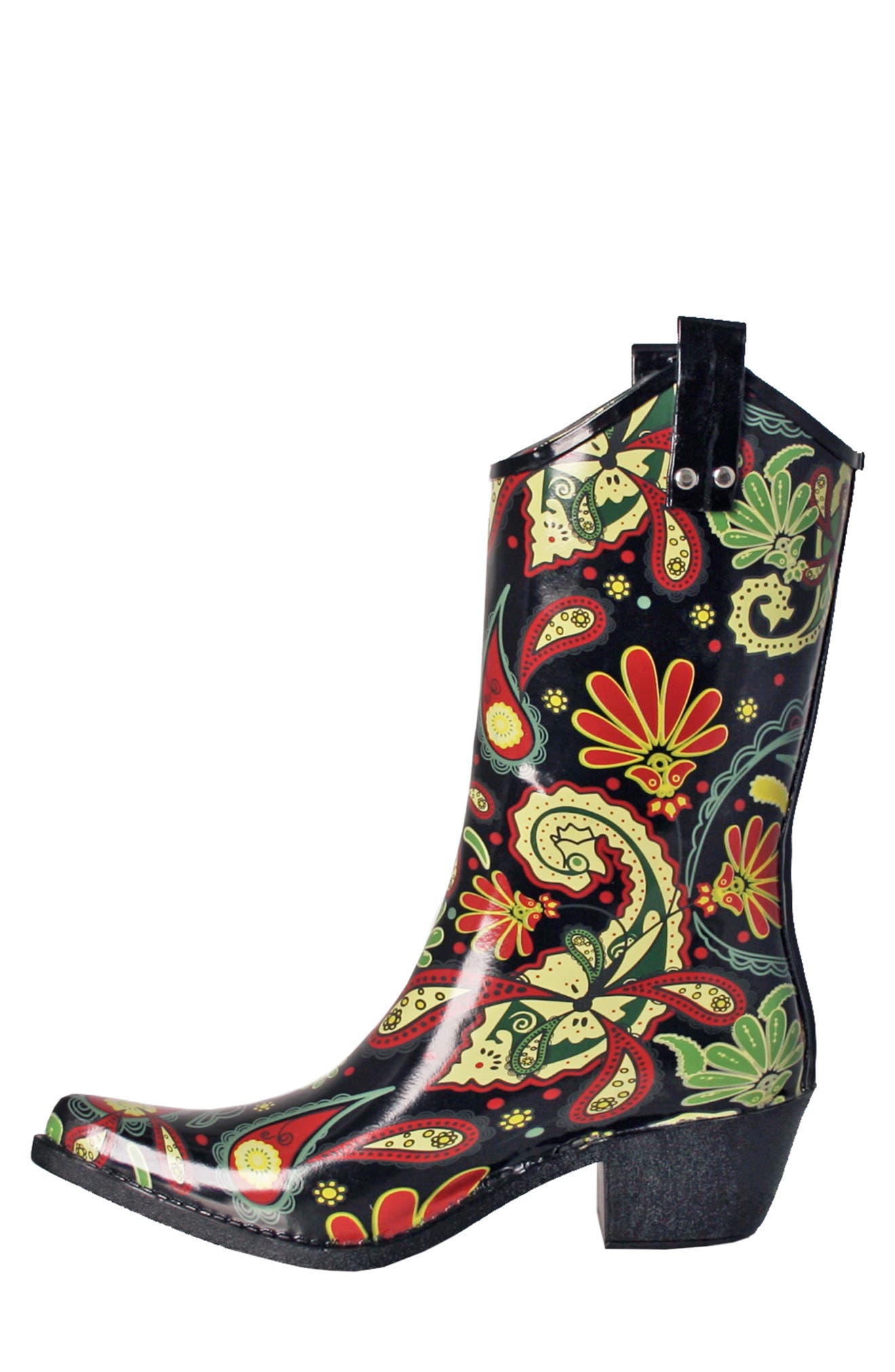 yippy cowboy waterproof rain boot