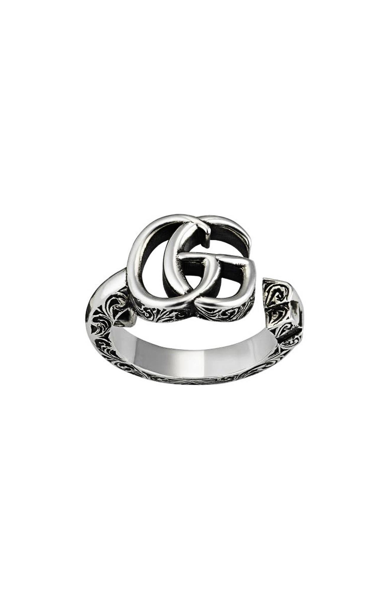 gucci gg silver ring