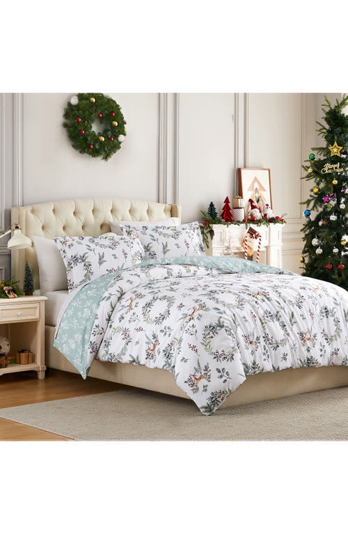 Southshore Fine Linens Happy Holidays Oversize Holiday Comforter Set In Happy Holidays