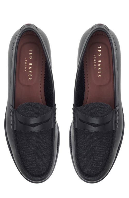 Shop Ted Baker London Parkhill Penny Loafer In Other Black