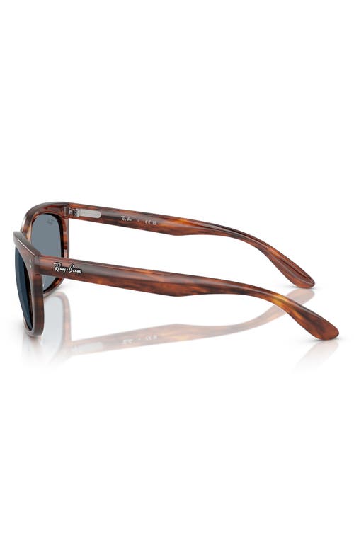 Ray Ban Ray-ban 60mm Pillow Sunglasses In Striped Havana