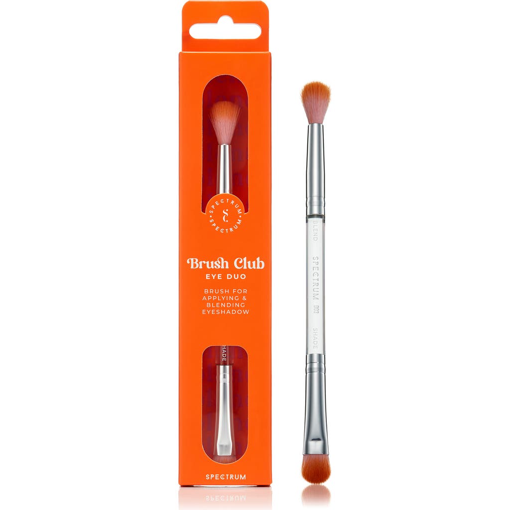 Spectrum Brush Club Eye Duo Brush In Orange