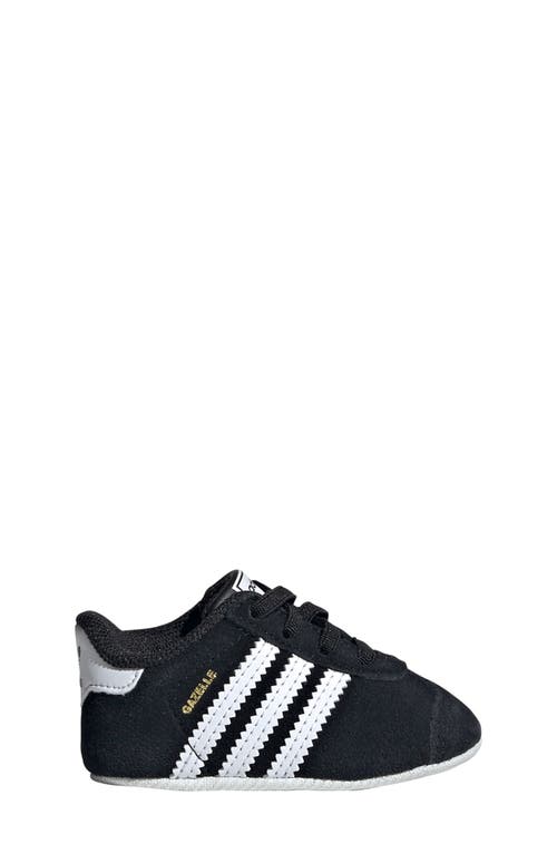 Shop Adidas Originals Adidas Gazelle Crib Shoe In Core Black/footwear White