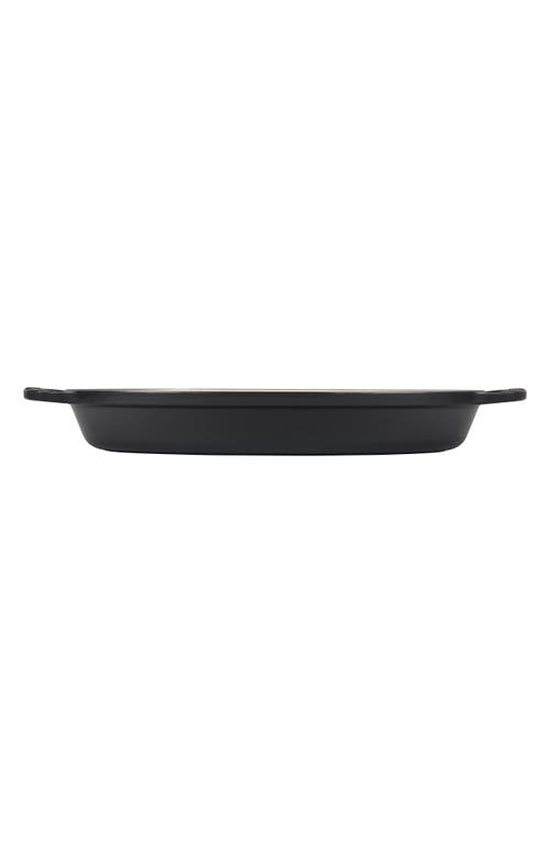 Le Creuset Signature 3 Quart Enameled Cast Iron Oval Baker In Black