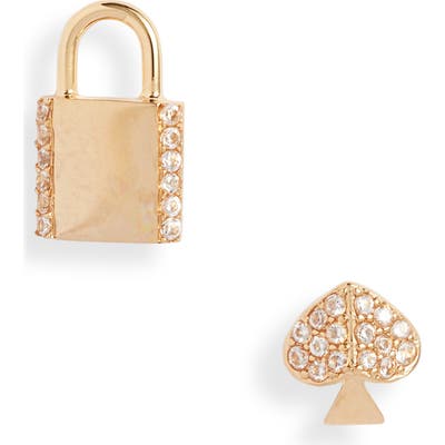 Kate Spade New York Mismatched Pave Stud Earrings