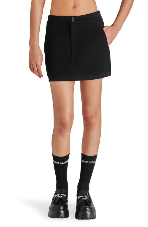 Dua Zip Miniskirt in Black