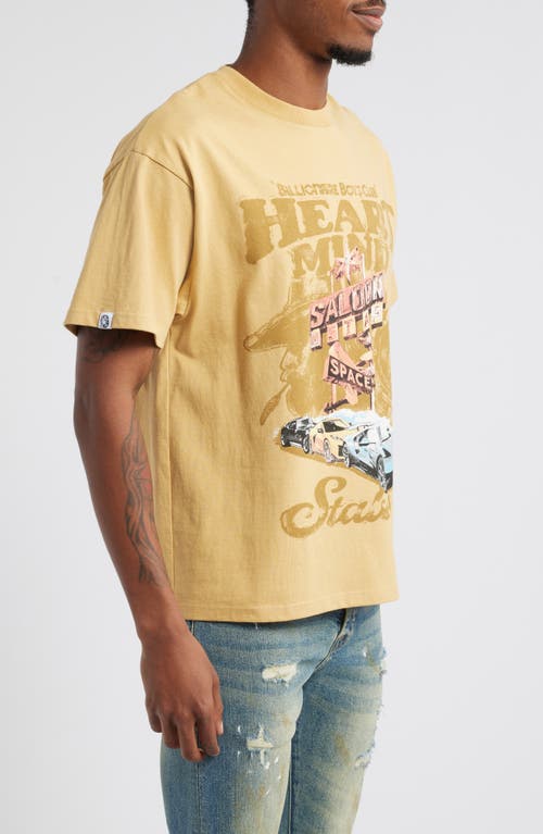 Billionaire Boys Club Ride Stable Graphic T-shirt In Curry