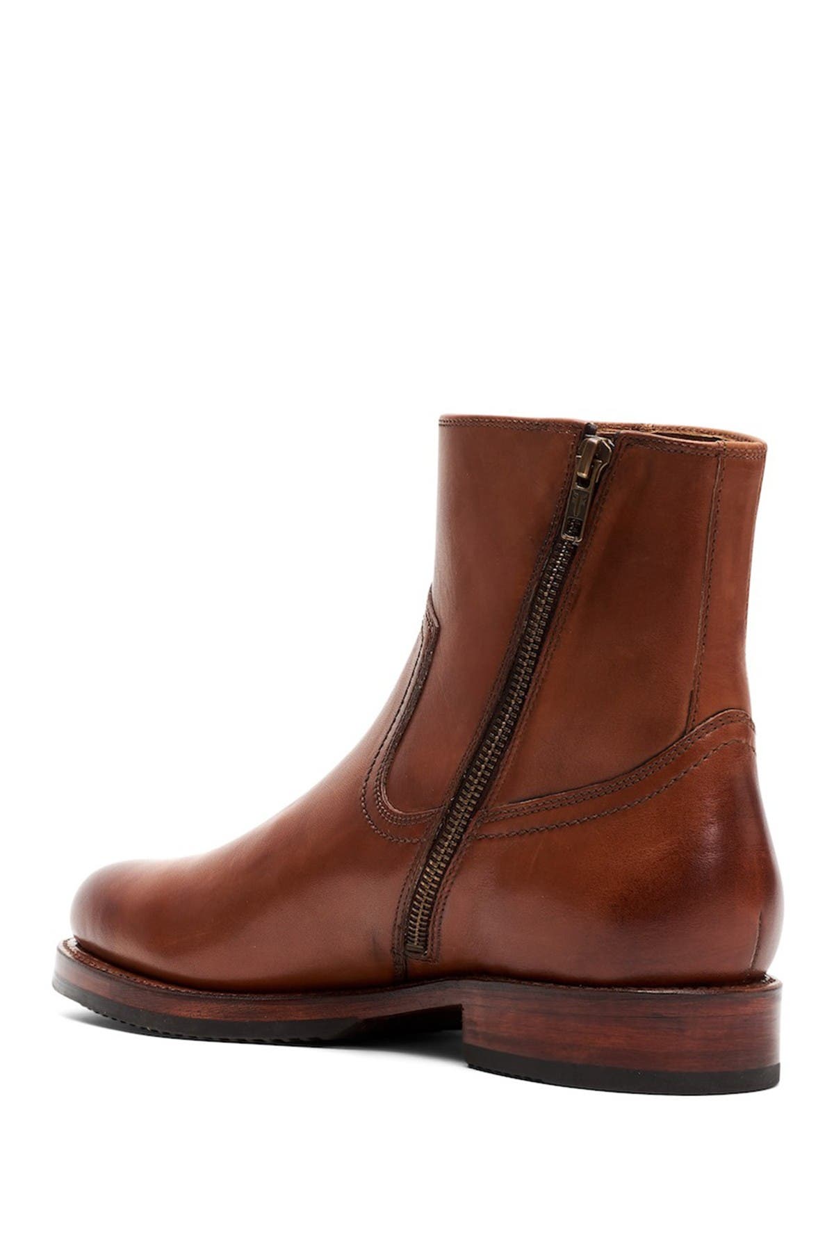 frye sawyer inside zip boot