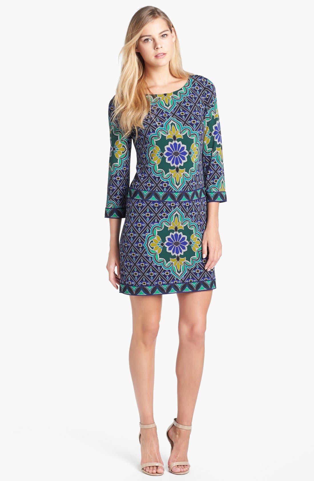 Laundry by Shelli Segal Print Jersey Shift Dress Nordstrom
