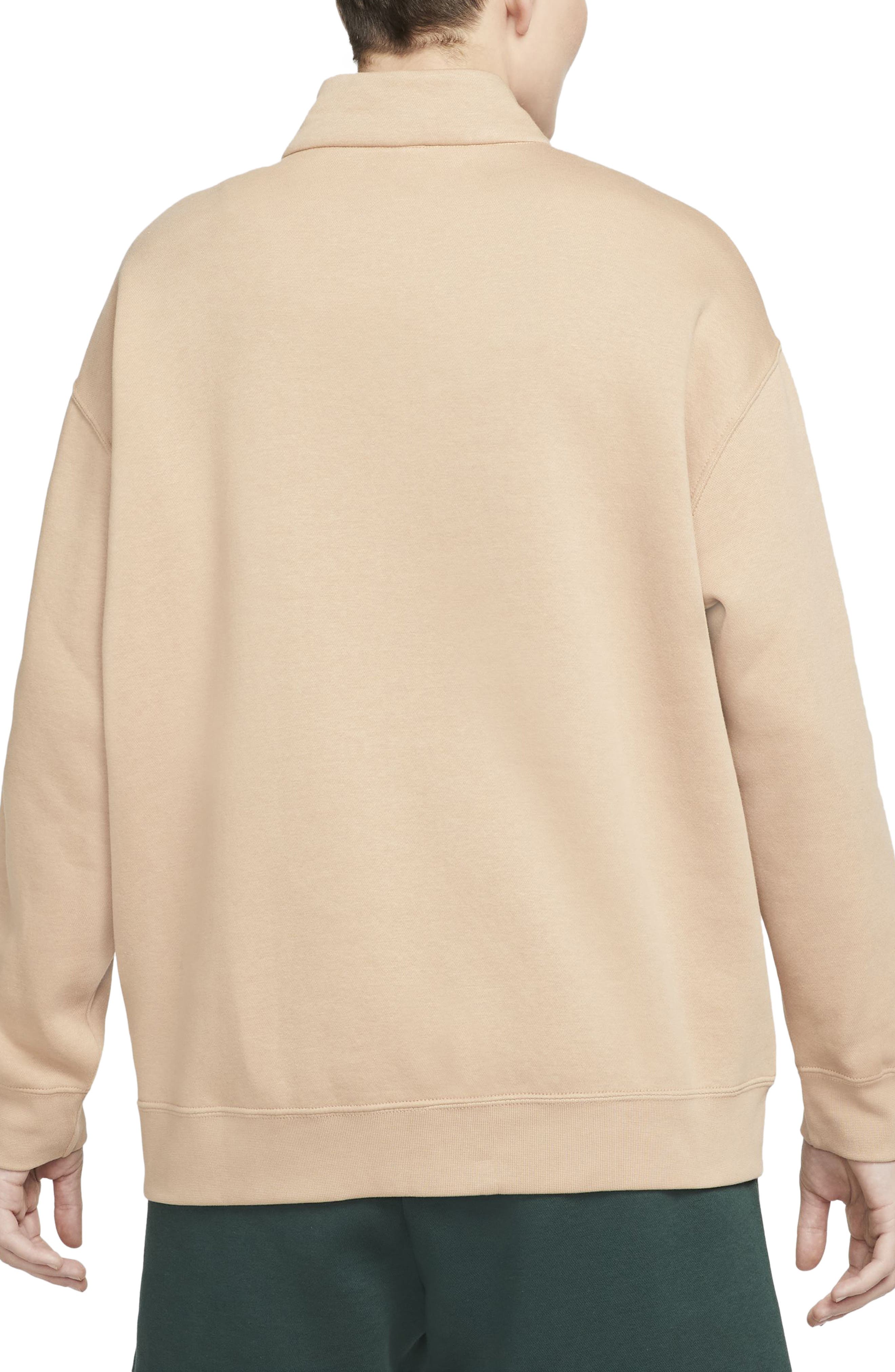 nike mock neck zip pullover