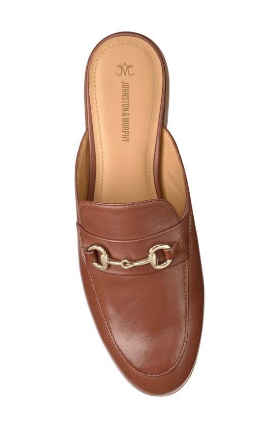 Shop Johnston & Murphy Ali Bit Mule In Cognac Glove